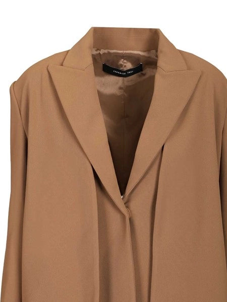 Blazer con gilet in cady