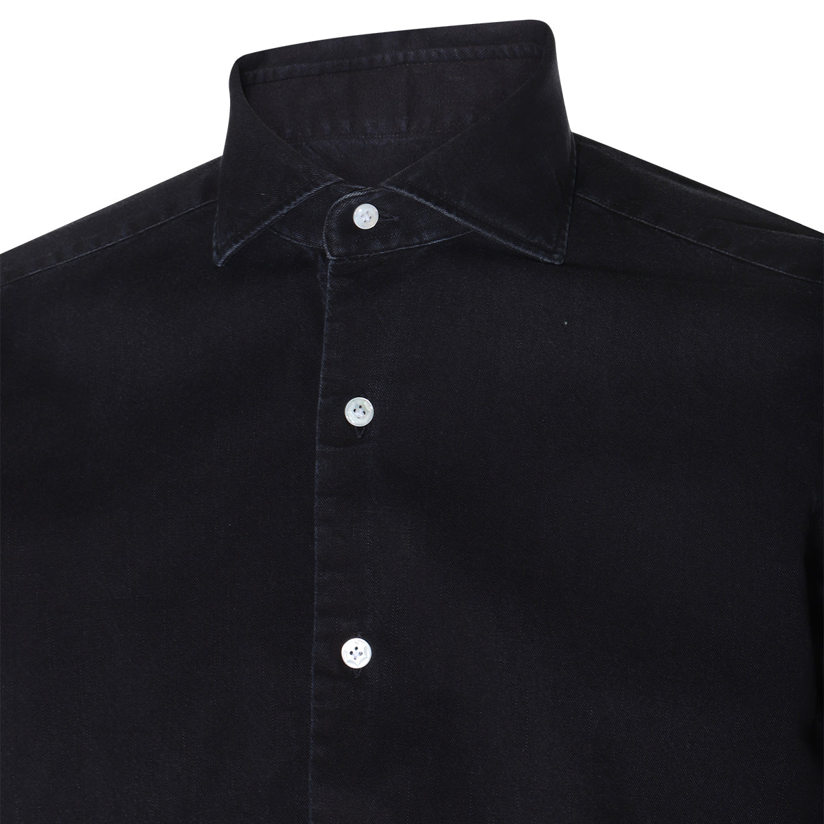 BLACK COTTON SHIRT