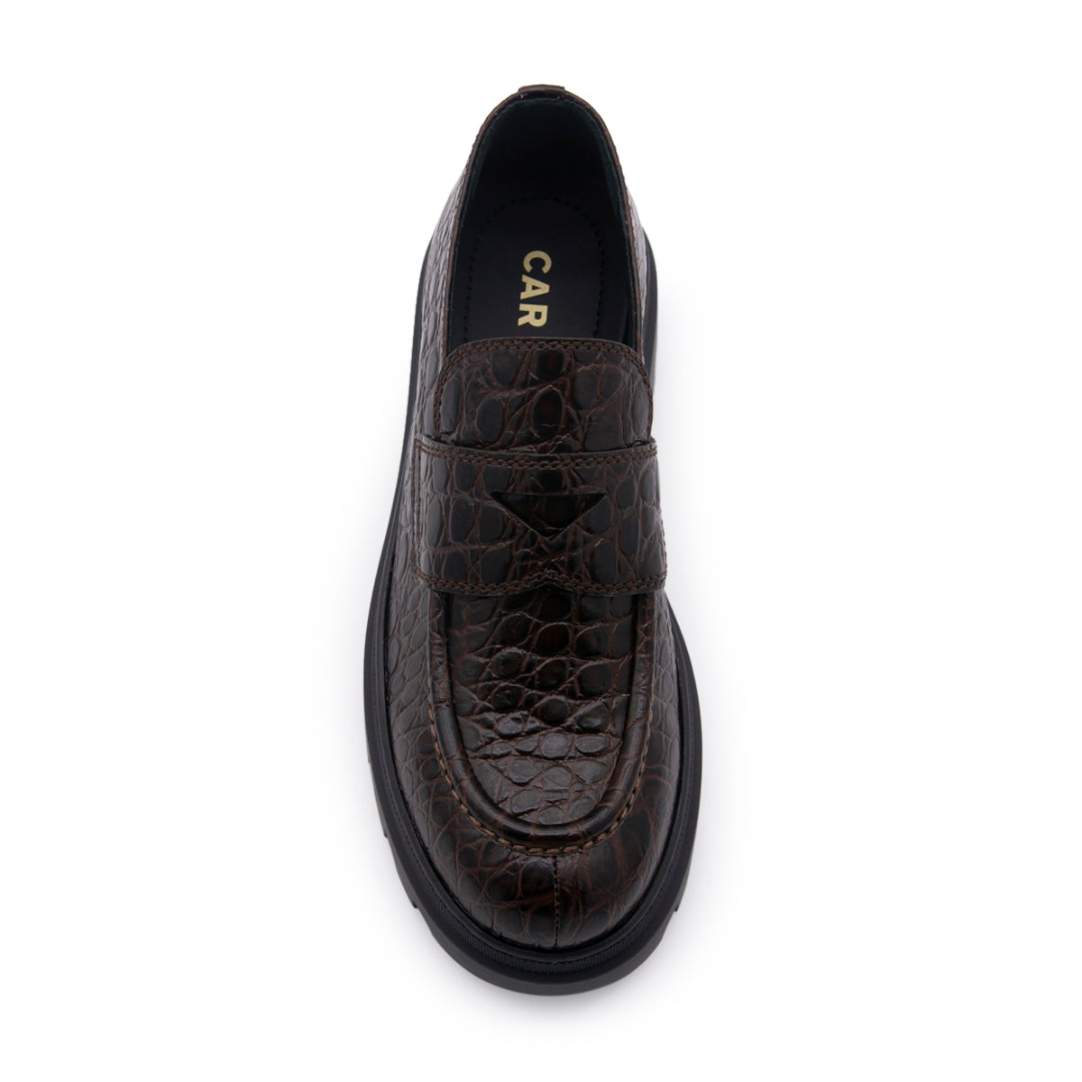 DARK BROWN LEATHER LOAFERS