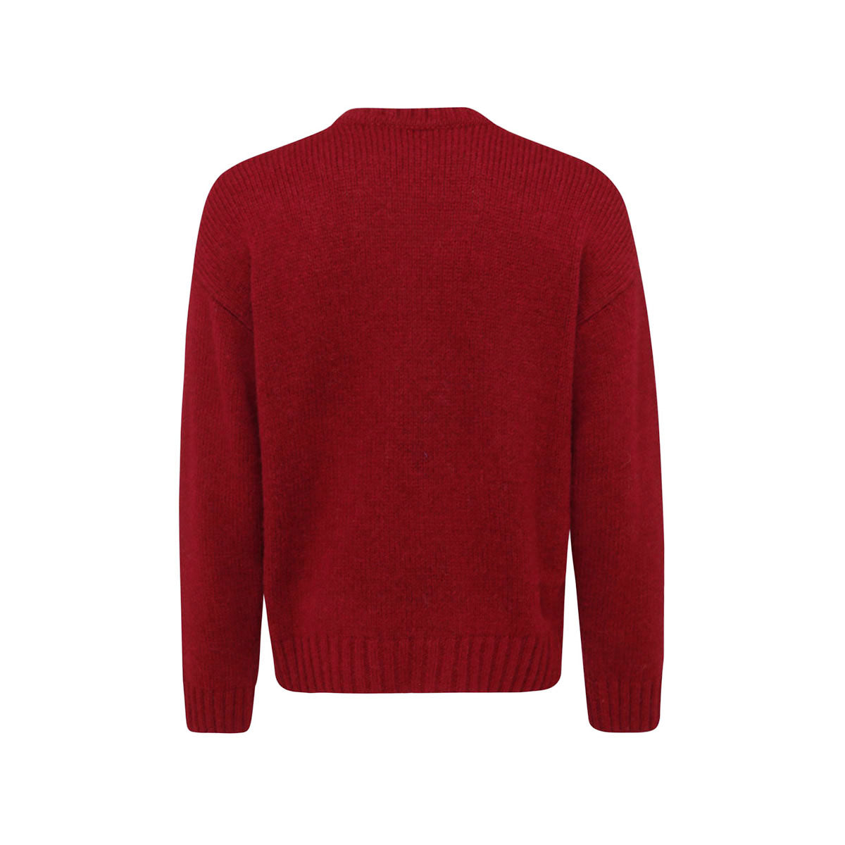 RED CASHMERE BLEND JUMPER