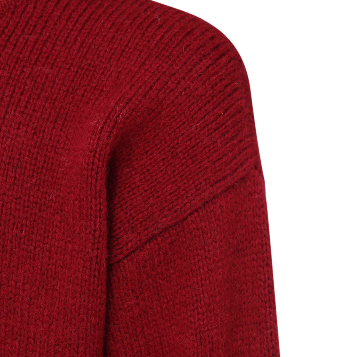 RED CASHMERE BLEND JUMPER