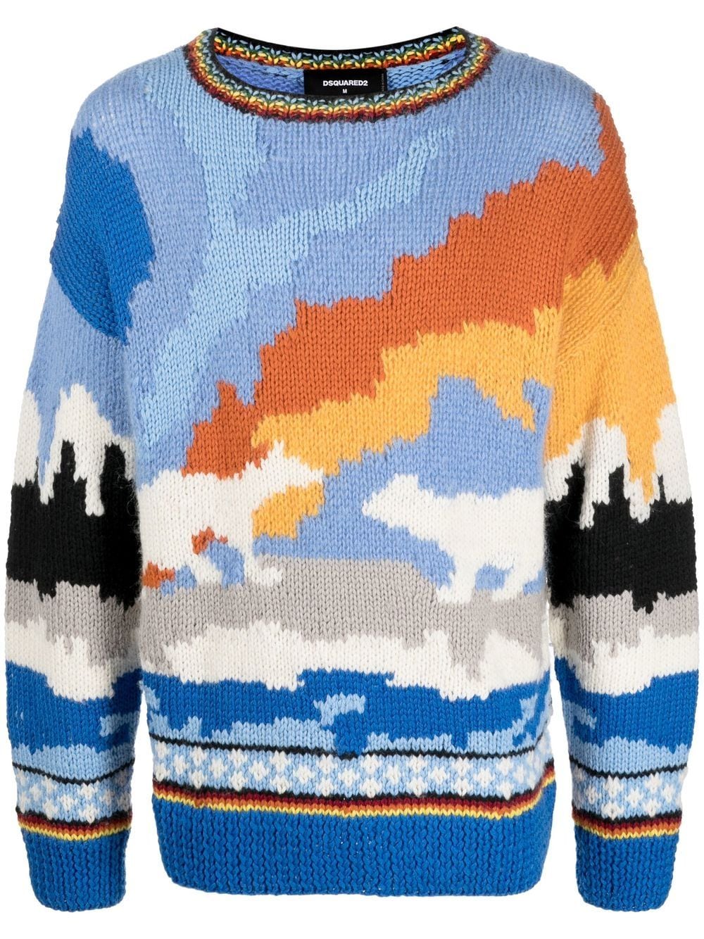 MULTICOLOUR WOOL BLEND JUMPER