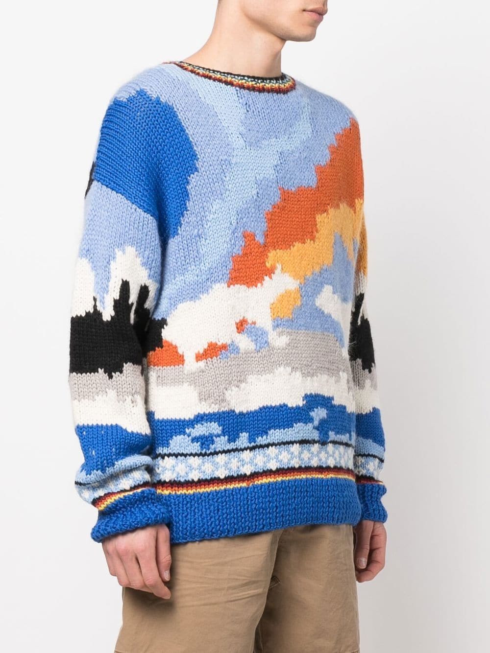 MULTICOLOUR WOOL BLEND JUMPER