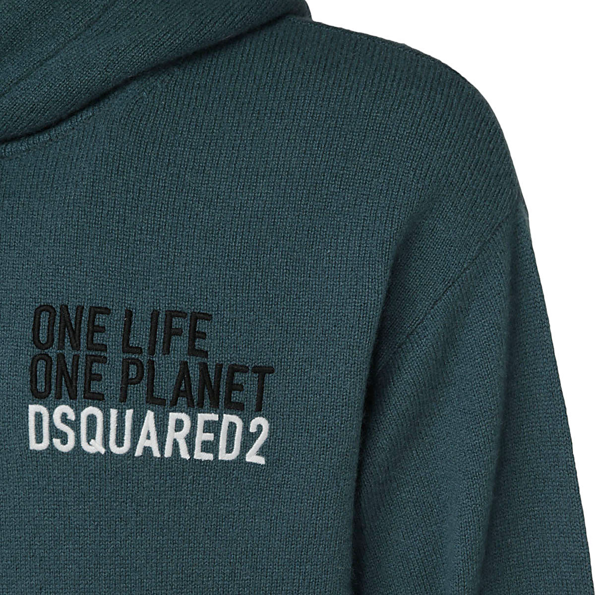 BLUE WOOL SWEATSHIRT