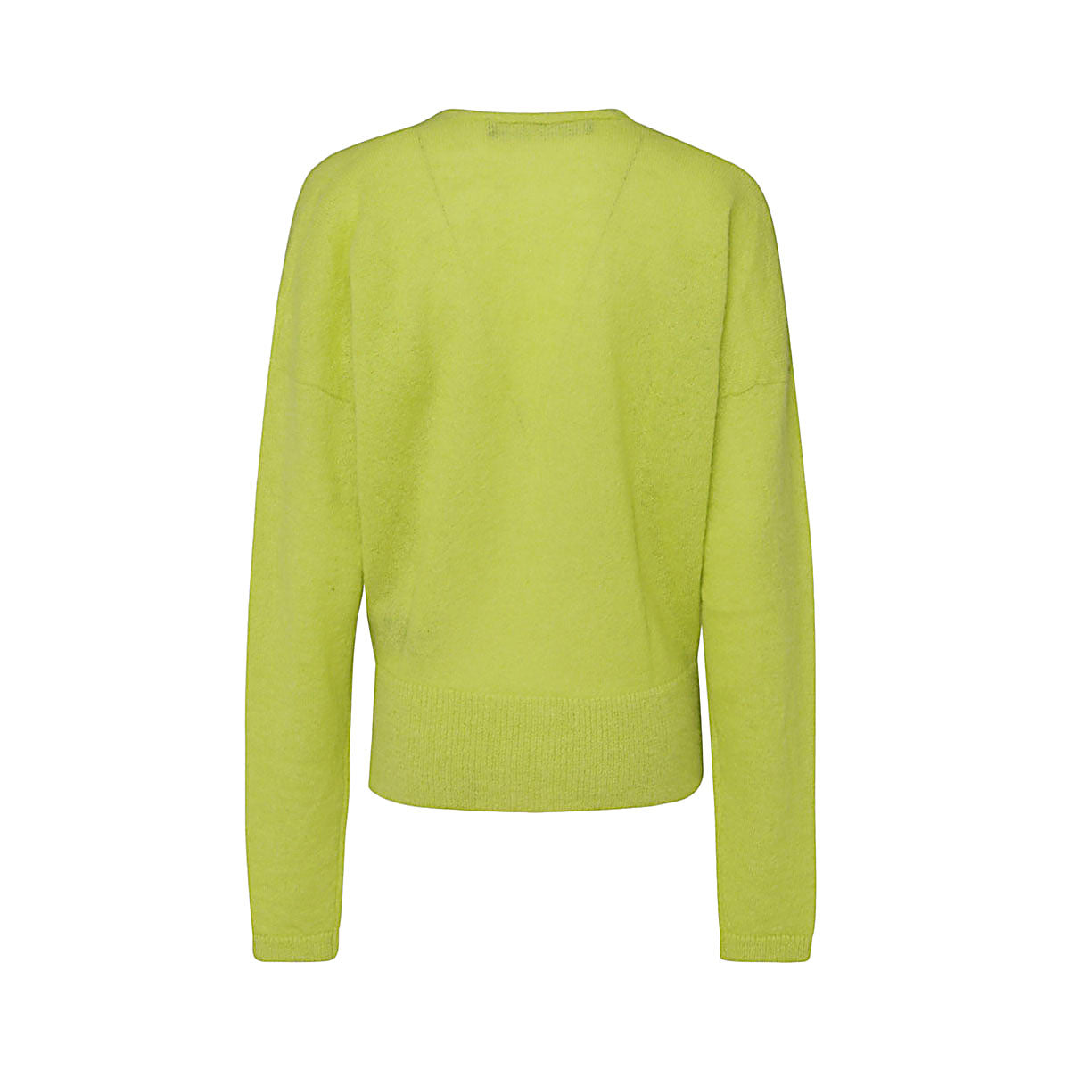 ACID GREEN MOHAIR CARDIGAN