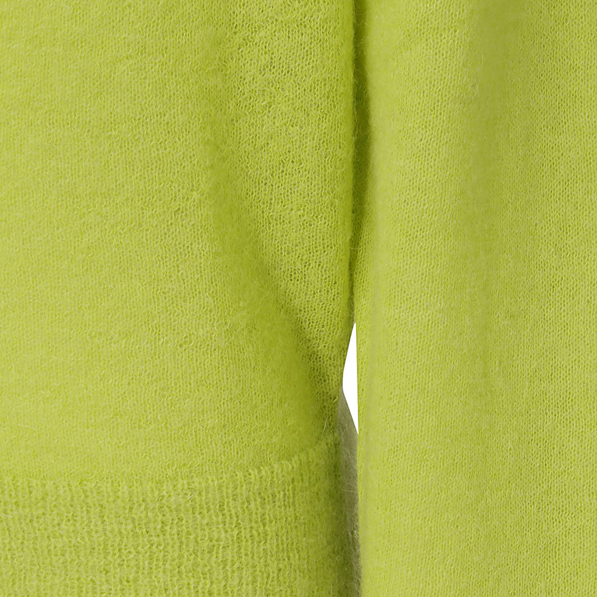 ACID GREEN MOHAIR CARDIGAN