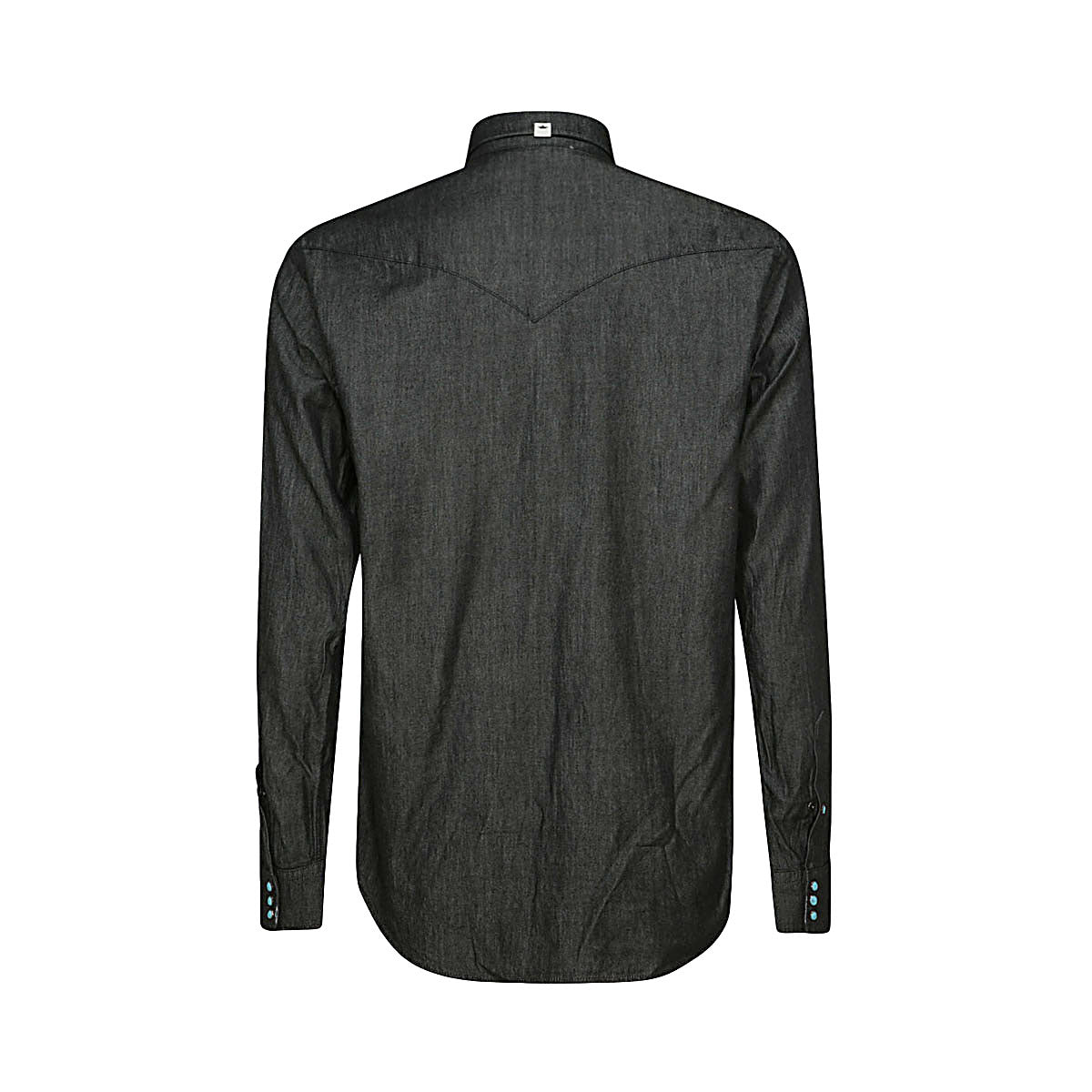 FADED BLACK COTTON SHIRT