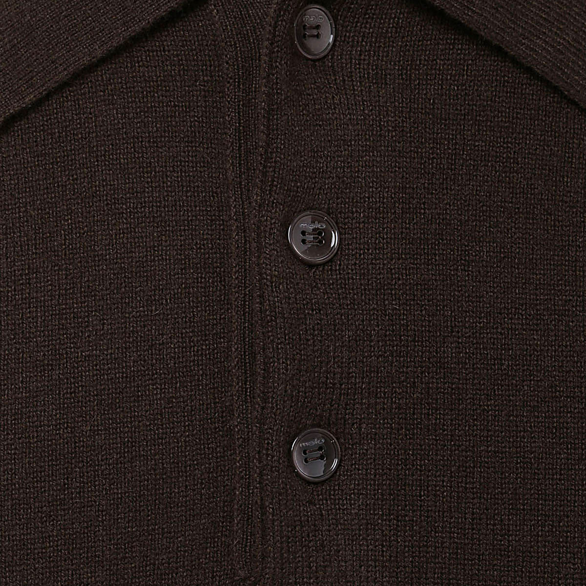 DARK BROWN CASHMERE KNITWEAR