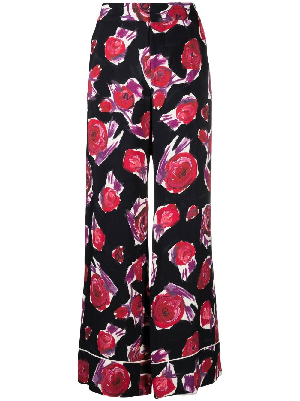 MULTICOLOUR COTTON BLEND TROUSERS