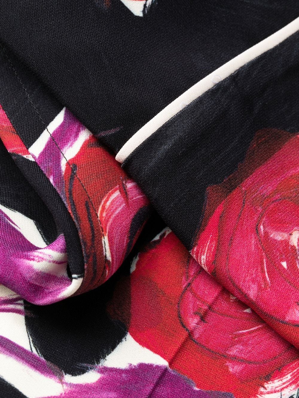 MULTICOLOUR COTTON BLEND TROUSERS