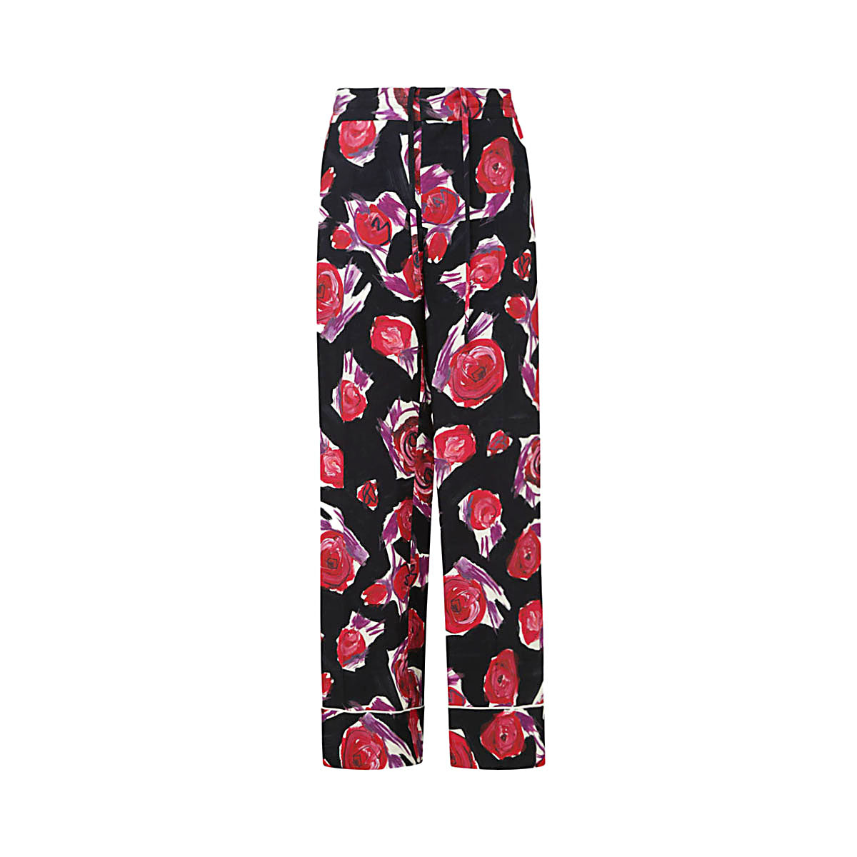 MULTICOLOUR COTTON BLEND TROUSERS