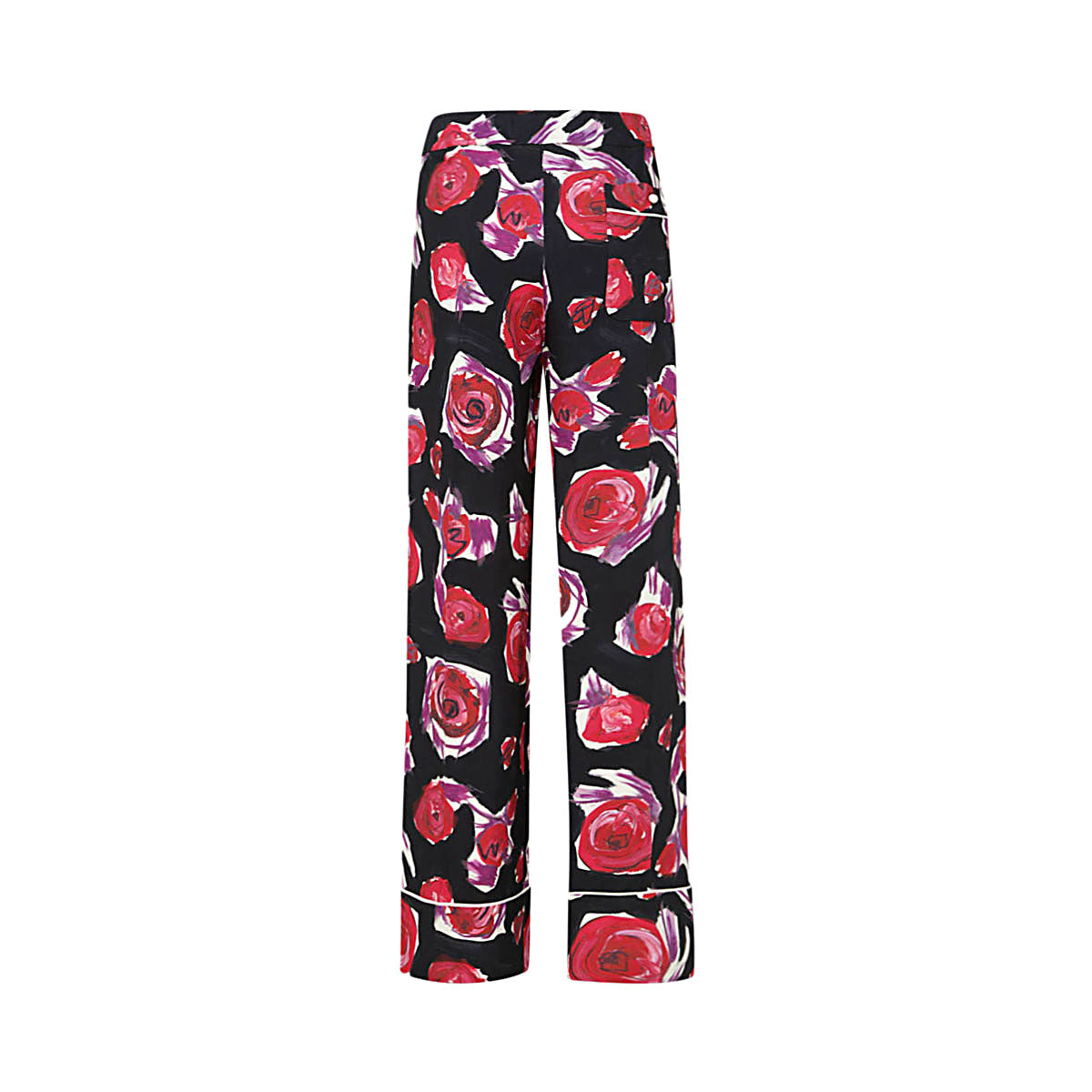 MULTICOLOUR COTTON BLEND TROUSERS
