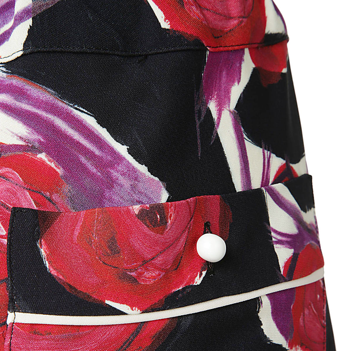 MULTICOLOUR COTTON BLEND TROUSERS