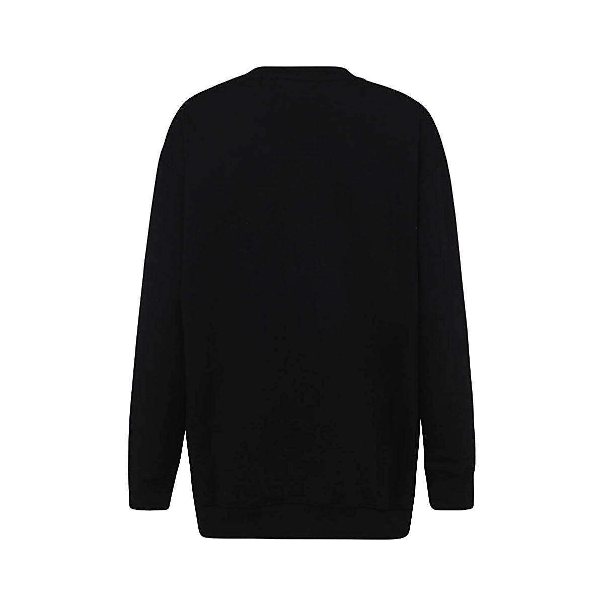BLACK COTTON SWEATSHIRT
