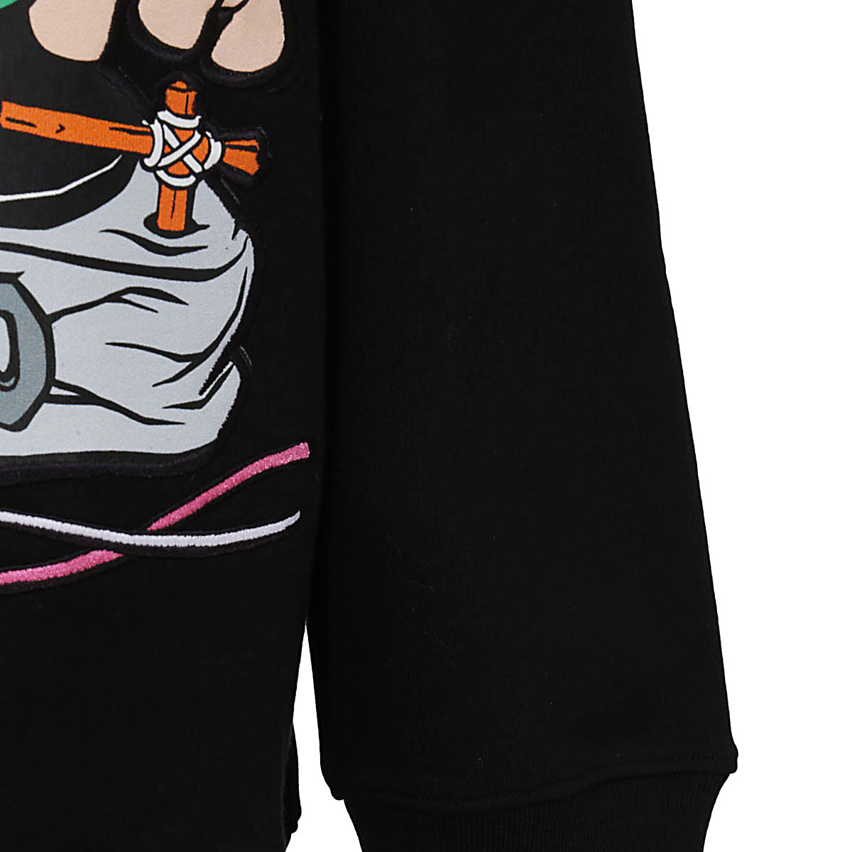 BLACK COTTON SWEATSHIRT