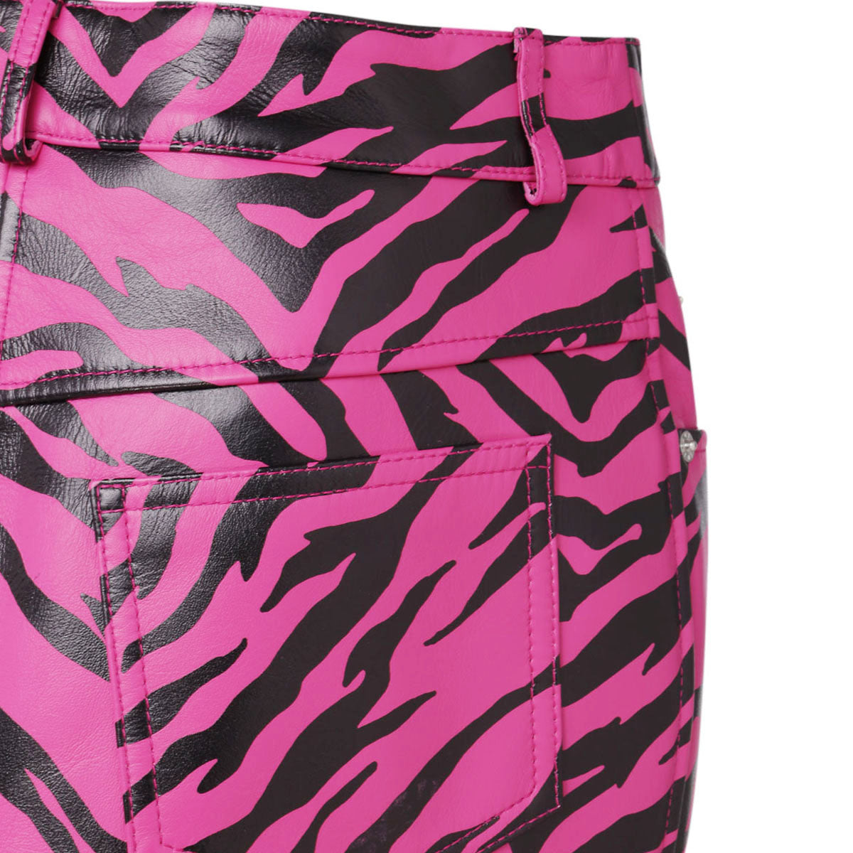 PINK TIGER-PRINT SKIRT