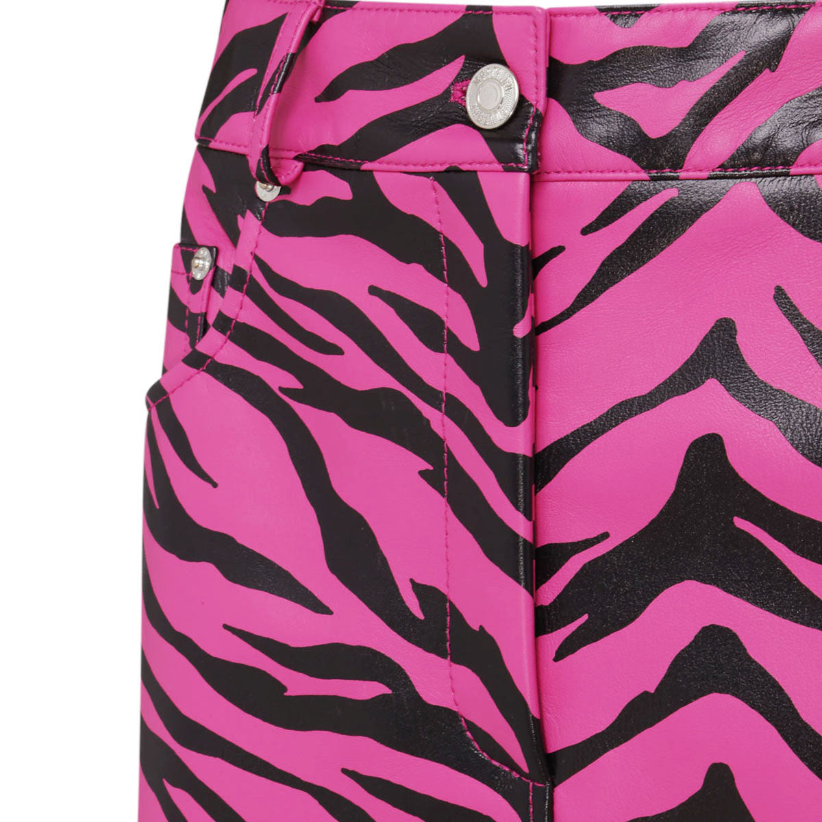 PINK TIGER-PRINT SKIRT