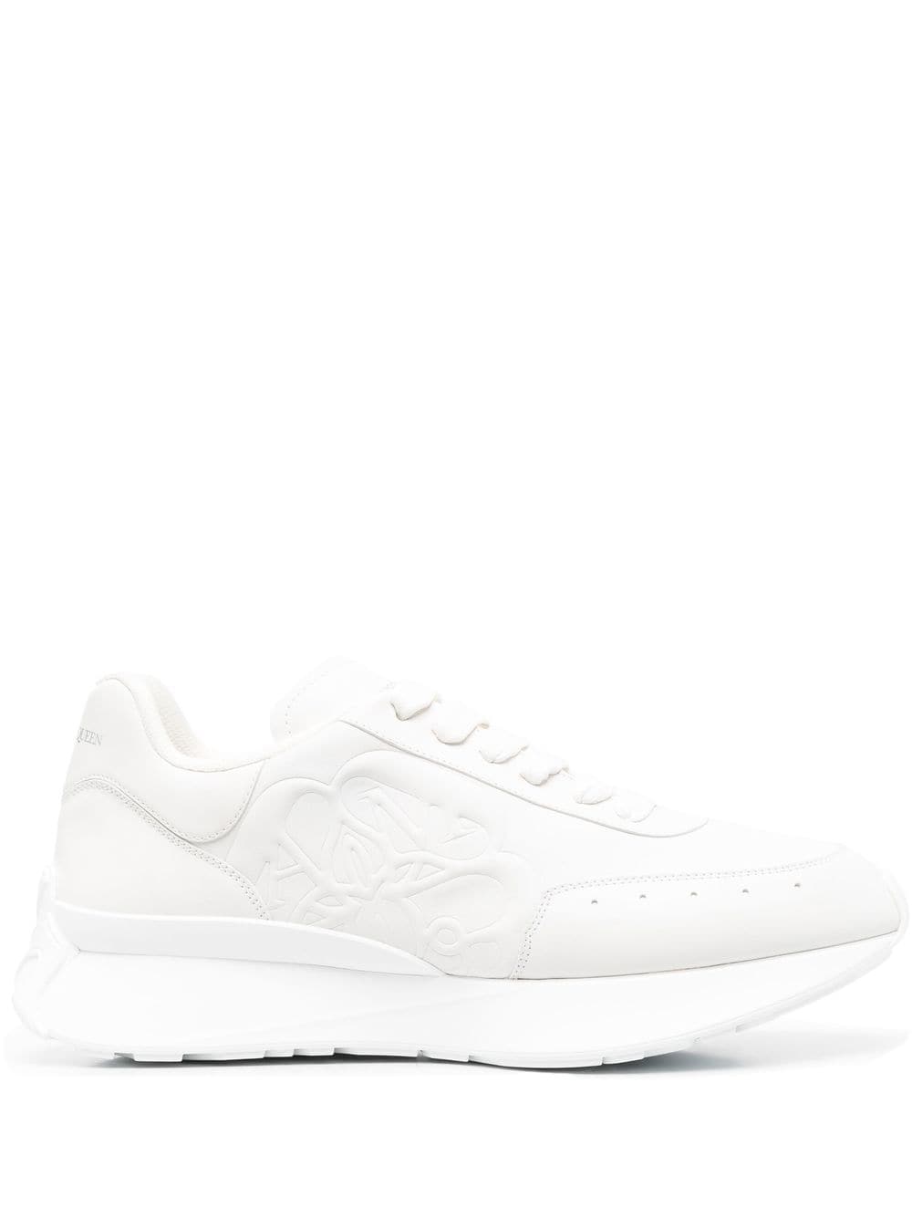 WHITE LEATHER SNEAKERS