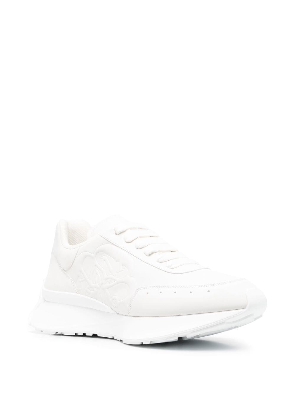 WHITE LEATHER SNEAKERS