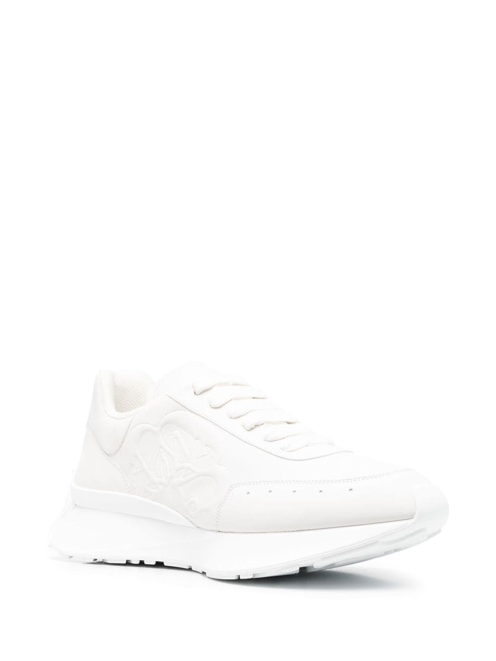 WHITE LEATHER SNEAKERS