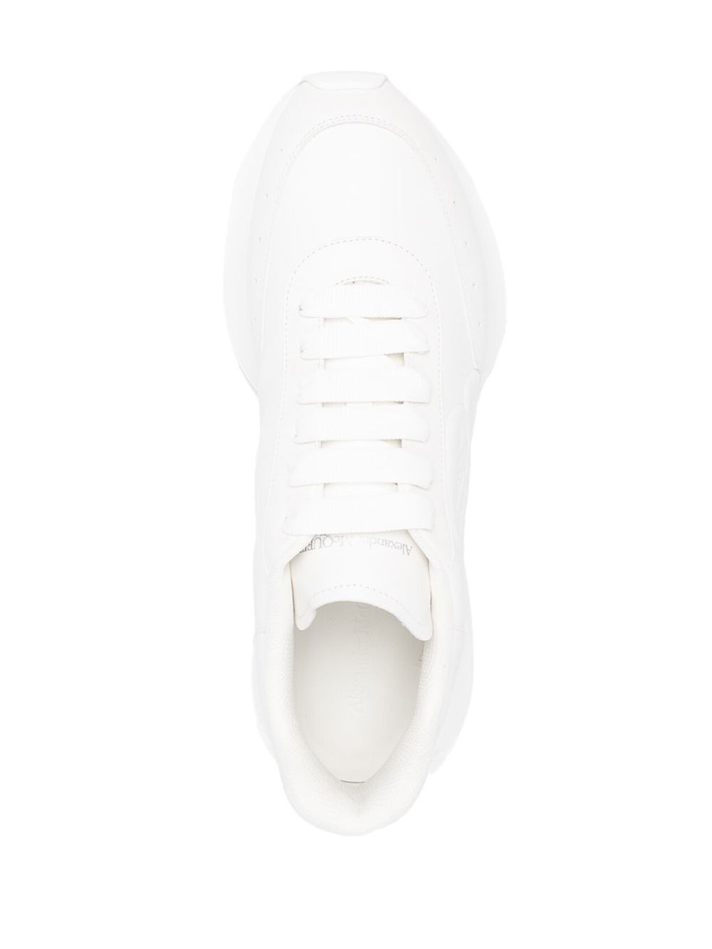 WHITE LEATHER SNEAKERS