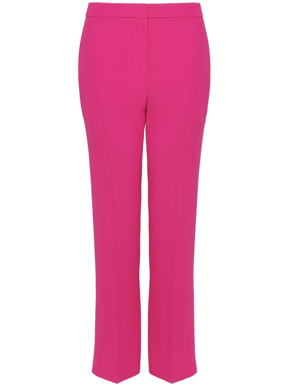 PINK VISCOSE BLEND TROUSERS