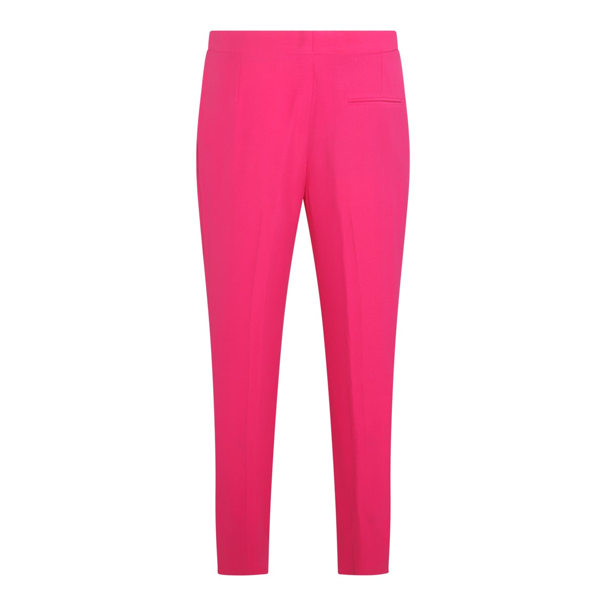 PINK VISCOSE BLEND TROUSERS
