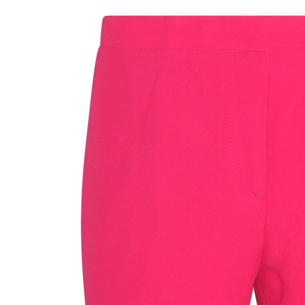 PINK VISCOSE BLEND TROUSERS