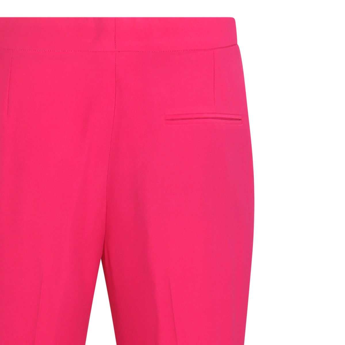 PINK VISCOSE BLEND TROUSERS