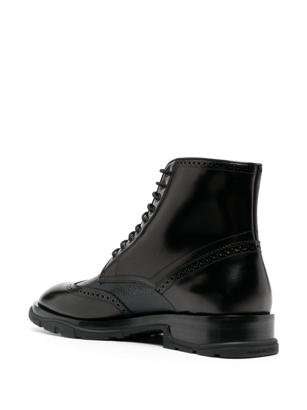 BLACK LEATHER BOOTS