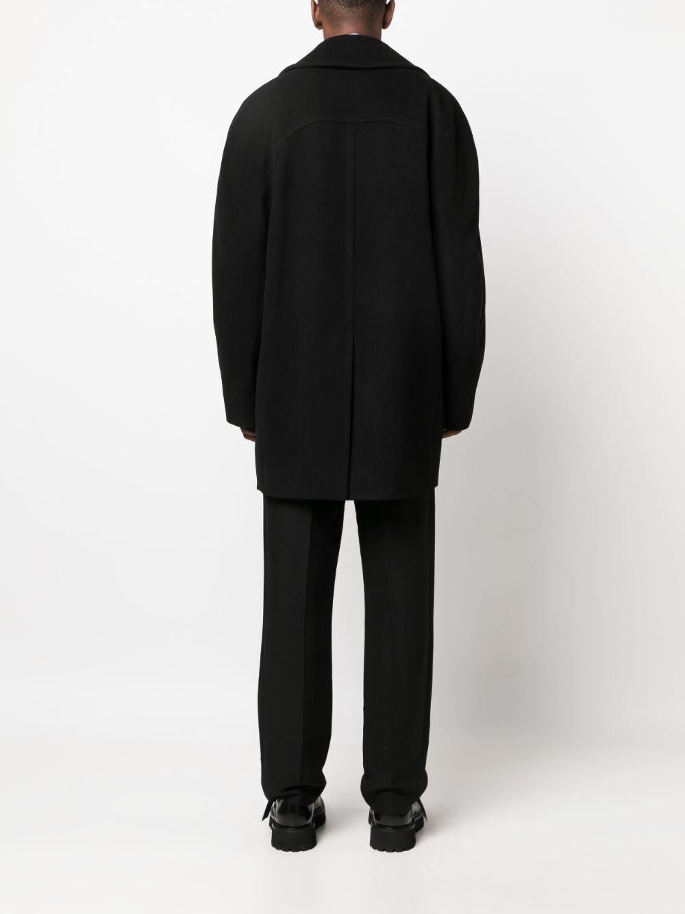 BLACK WOOL COAT
