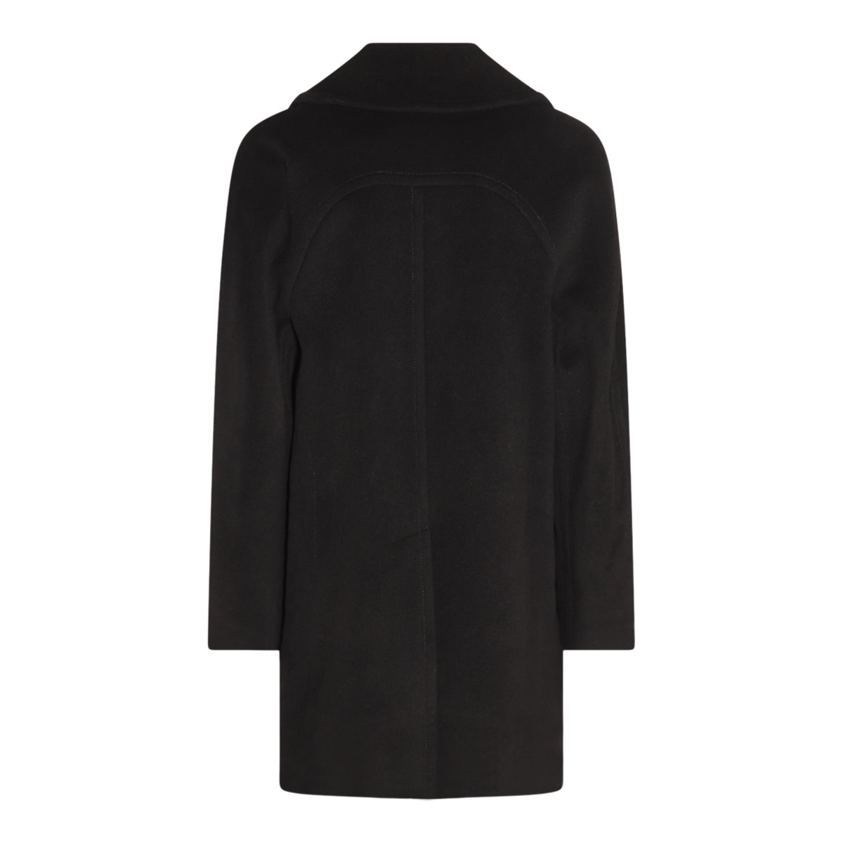BLACK WOOL COAT
