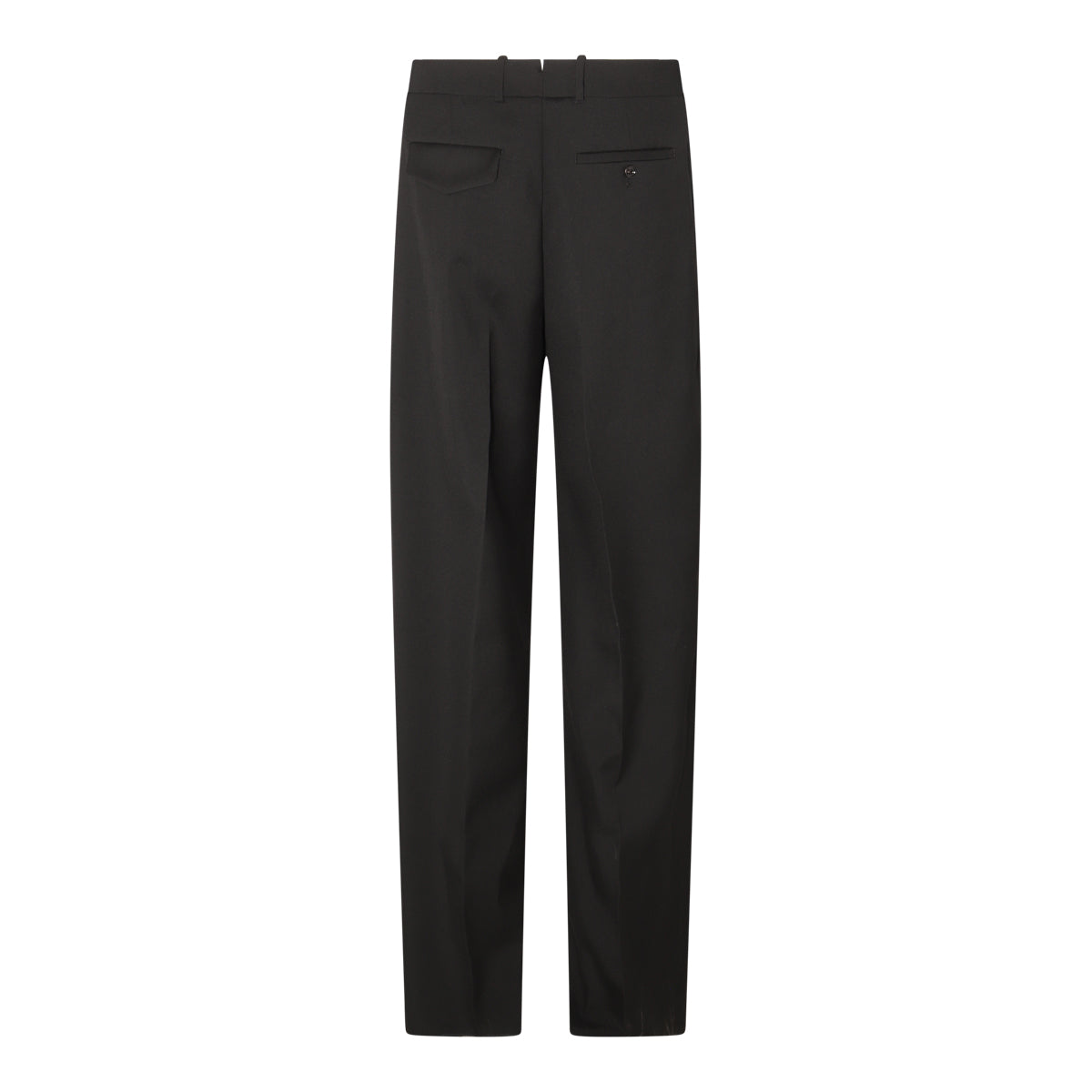 BLACK WOOL PANTS