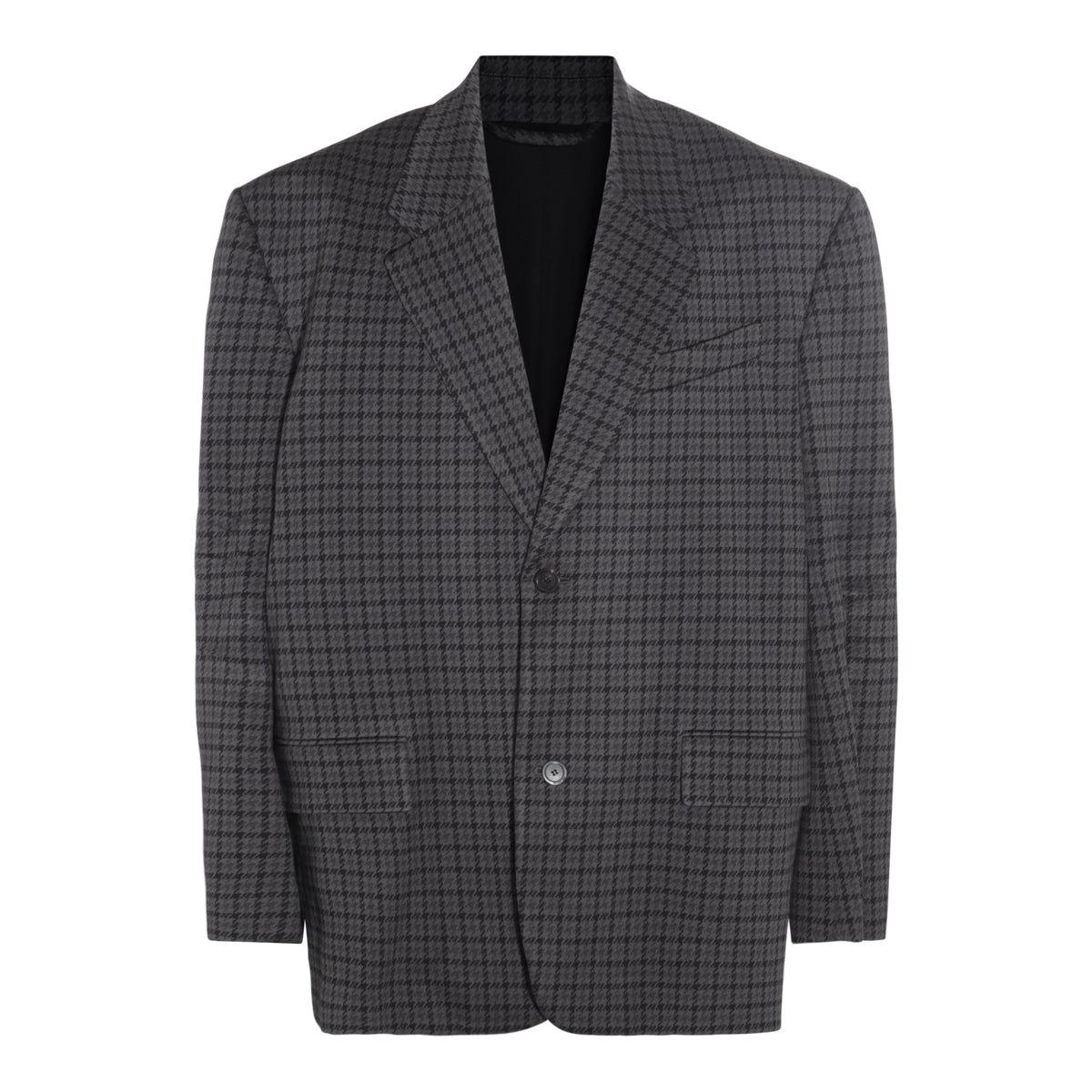 DARK GREY COTTON BLAZER
