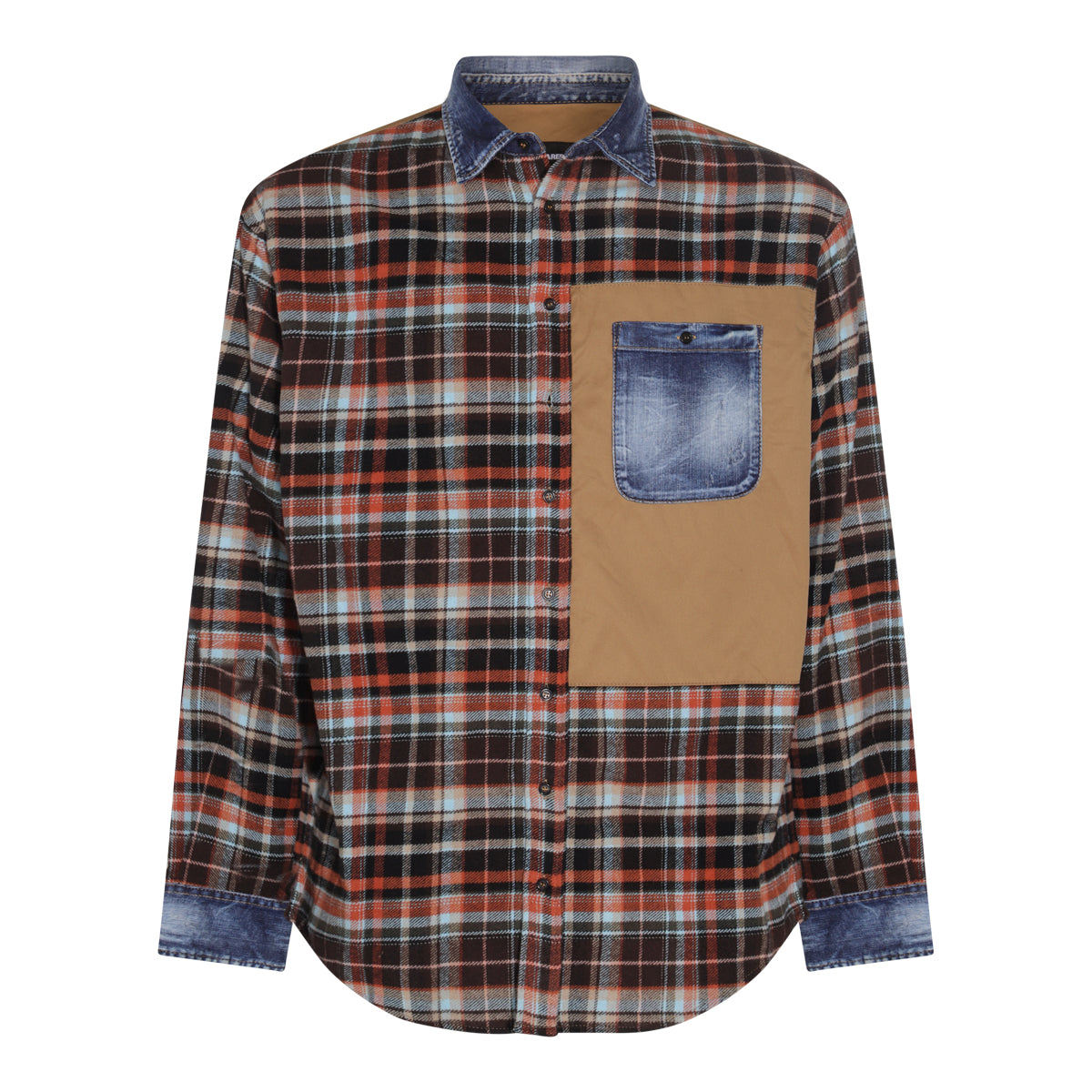 MULTICOLOUR FLANEL COTTON SHIRT