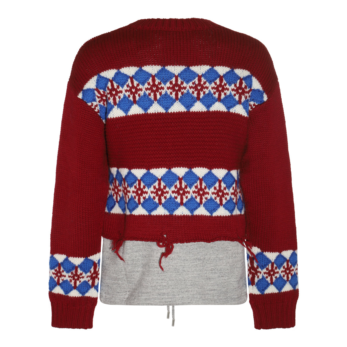 MULTICOLOUR WOOL JACQUARD SWEATER
