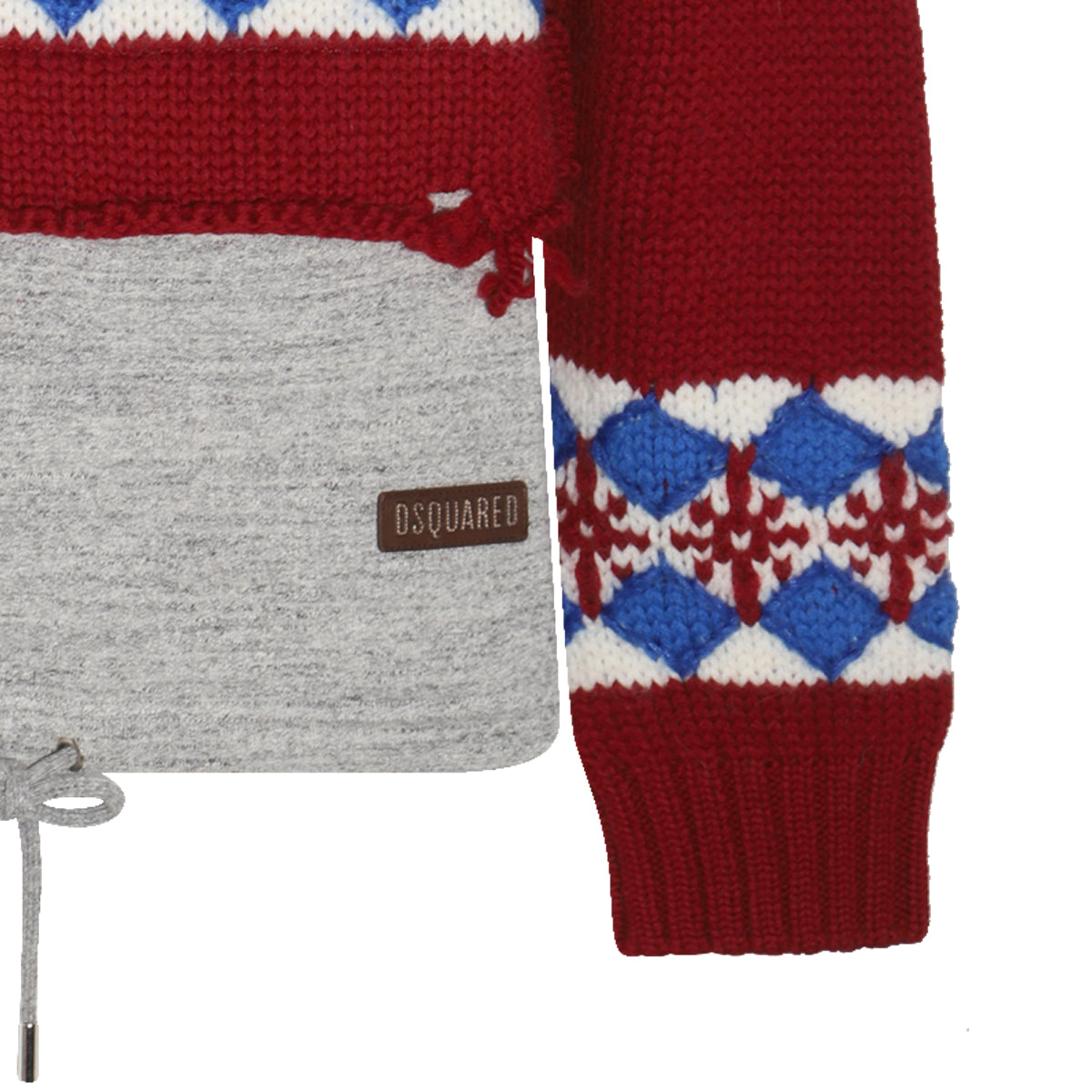 MULTICOLOUR WOOL JACQUARD SWEATER