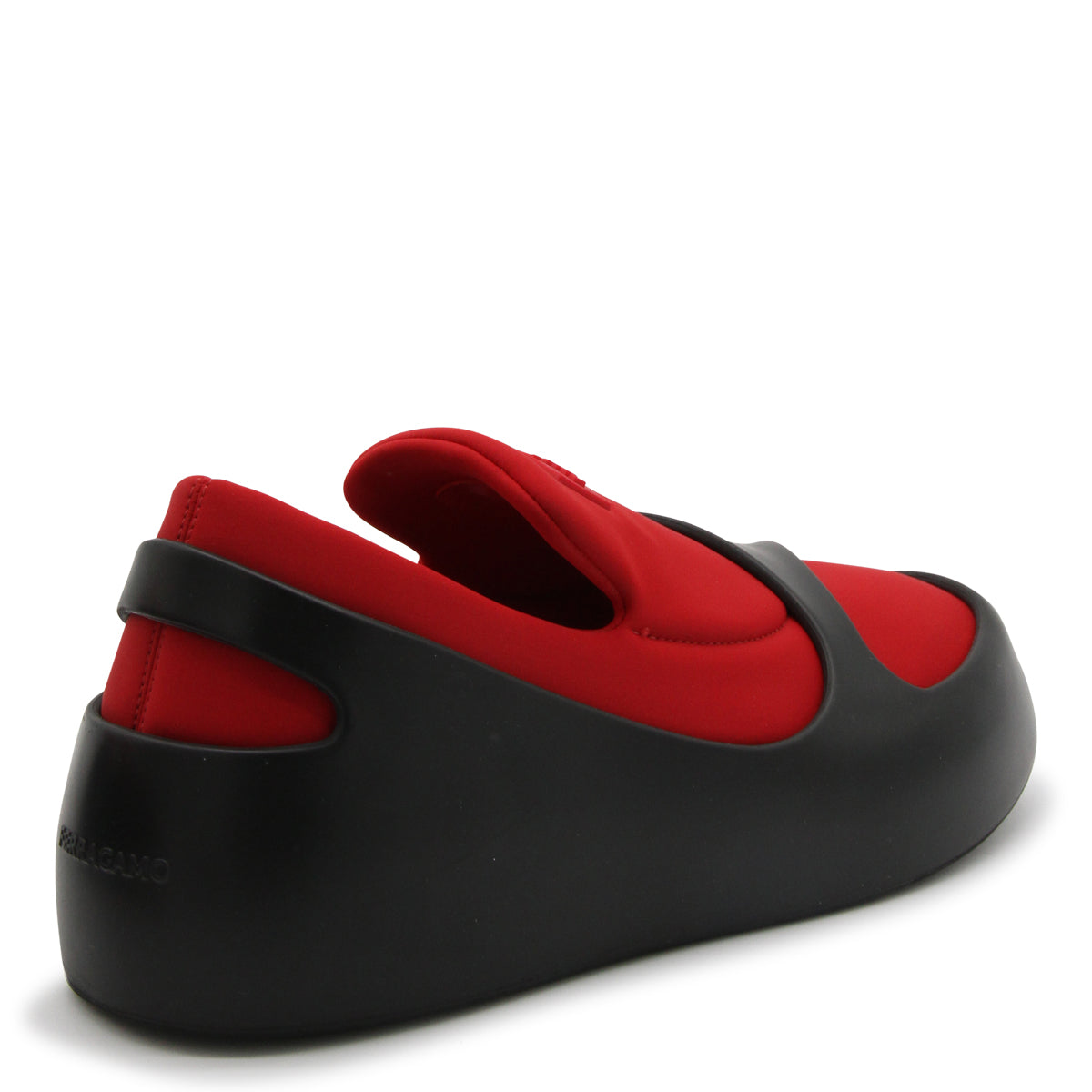 BLACK AND RED LUNAR SNEAKERS