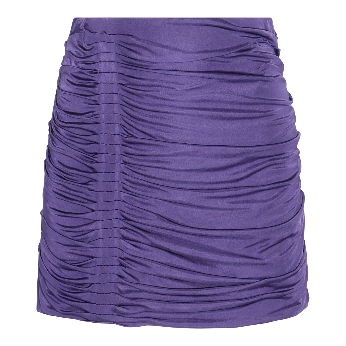 EMPIRE VISCOSE MAROON MINI SKIRT