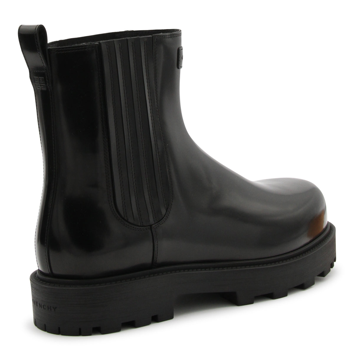 BLACK LEATHER BOOTS