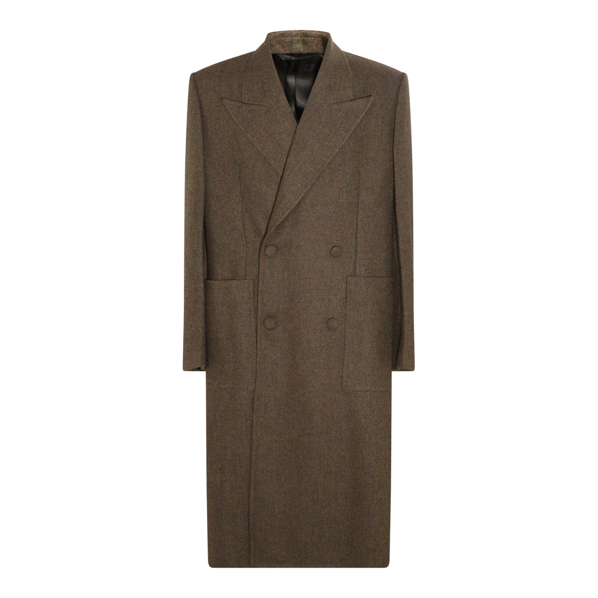 KHAKI WOOL COAT
