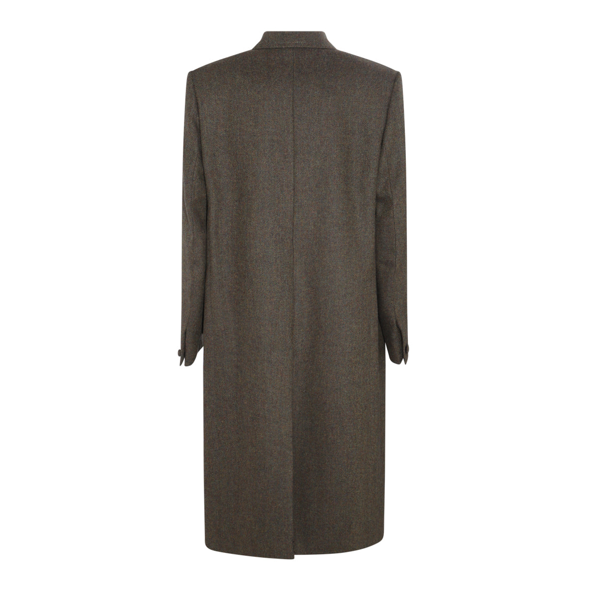 KHAKI WOOL COAT