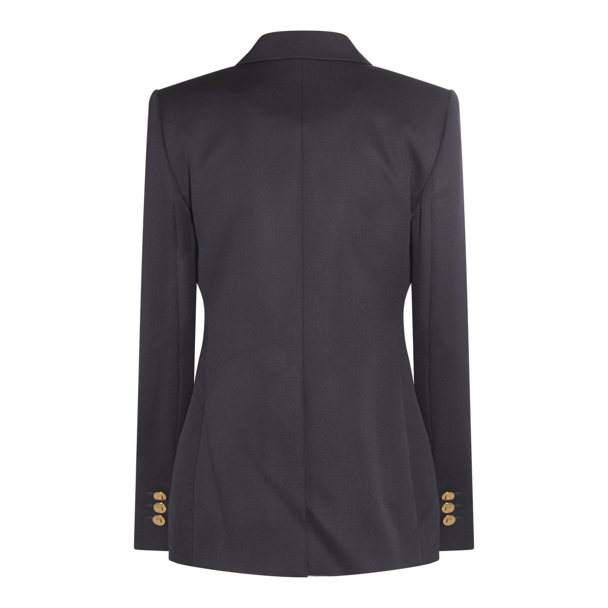NAVY WOOL AND MOHAIR BLAZER