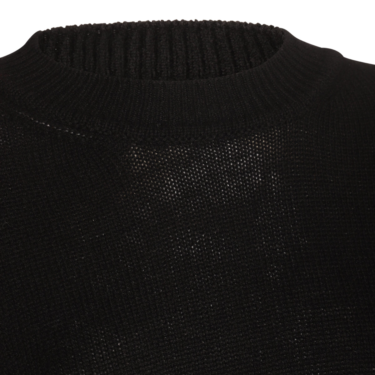 BLACK COTTON JUMPER