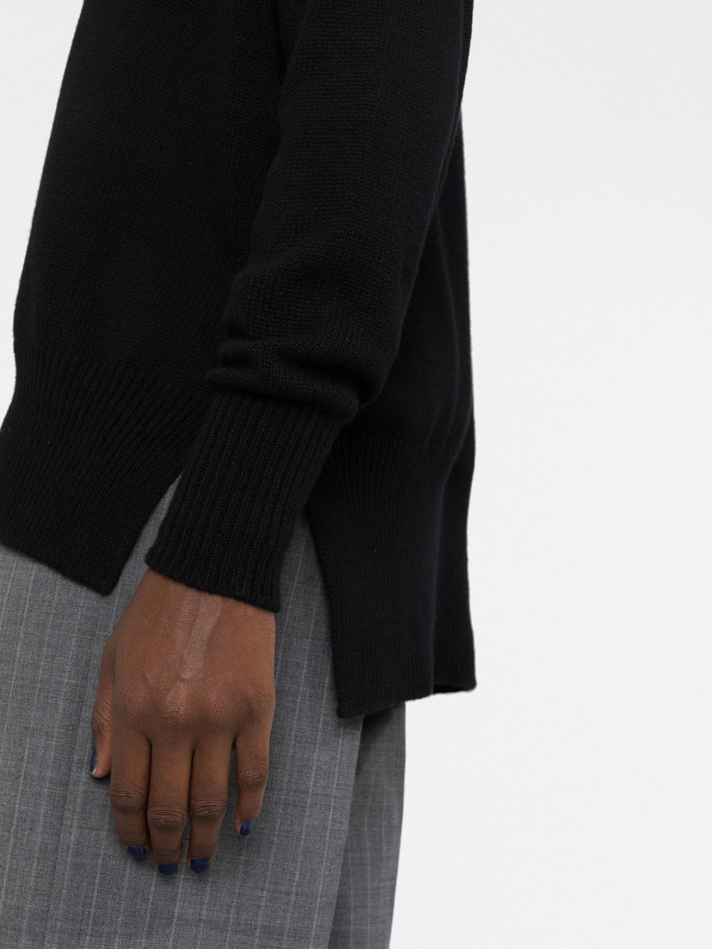 BLACK COTTON JUMPER