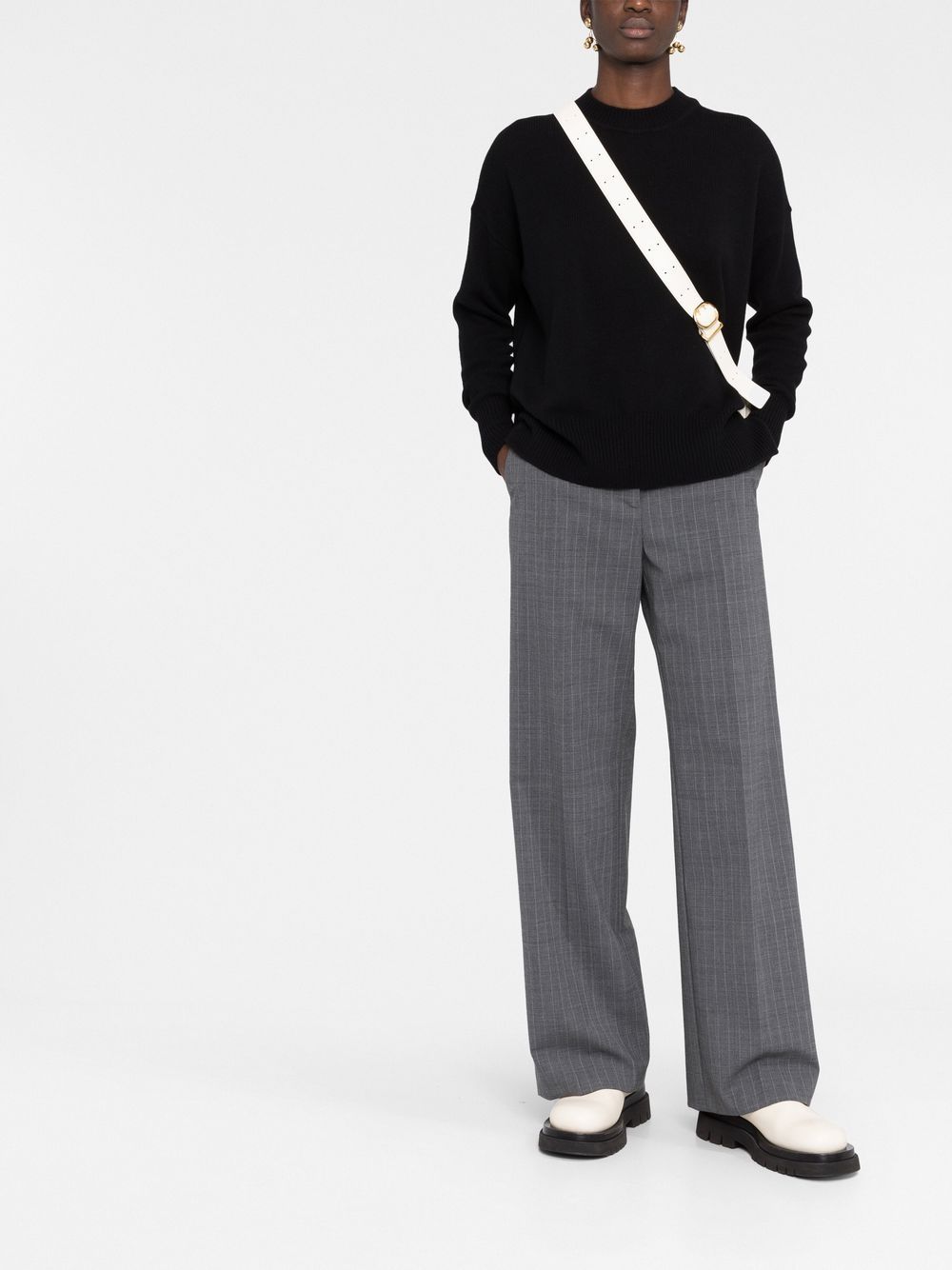 BLACK COTTON JUMPER