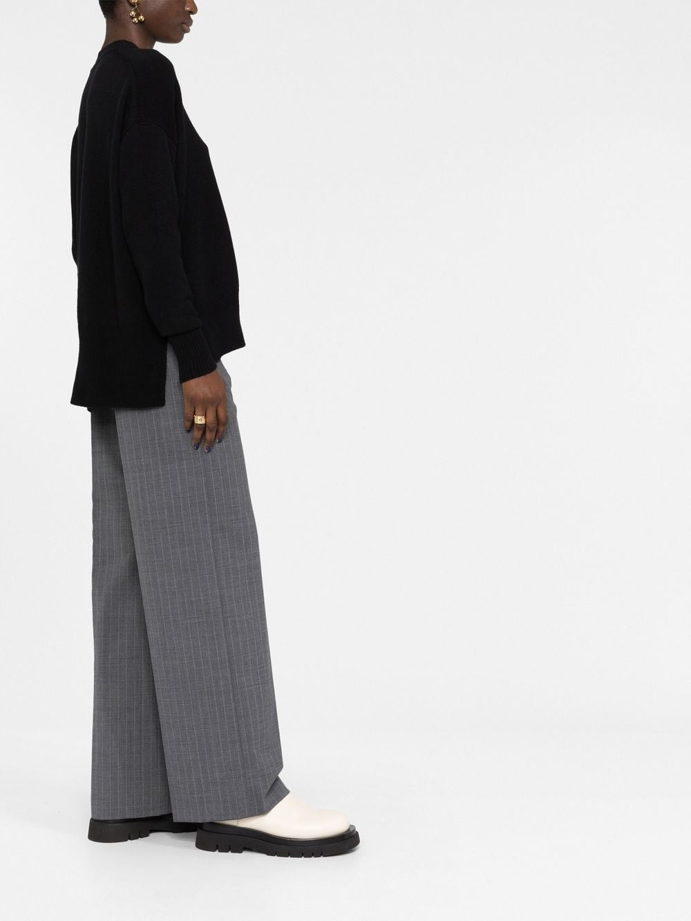 BLACK COTTON JUMPER