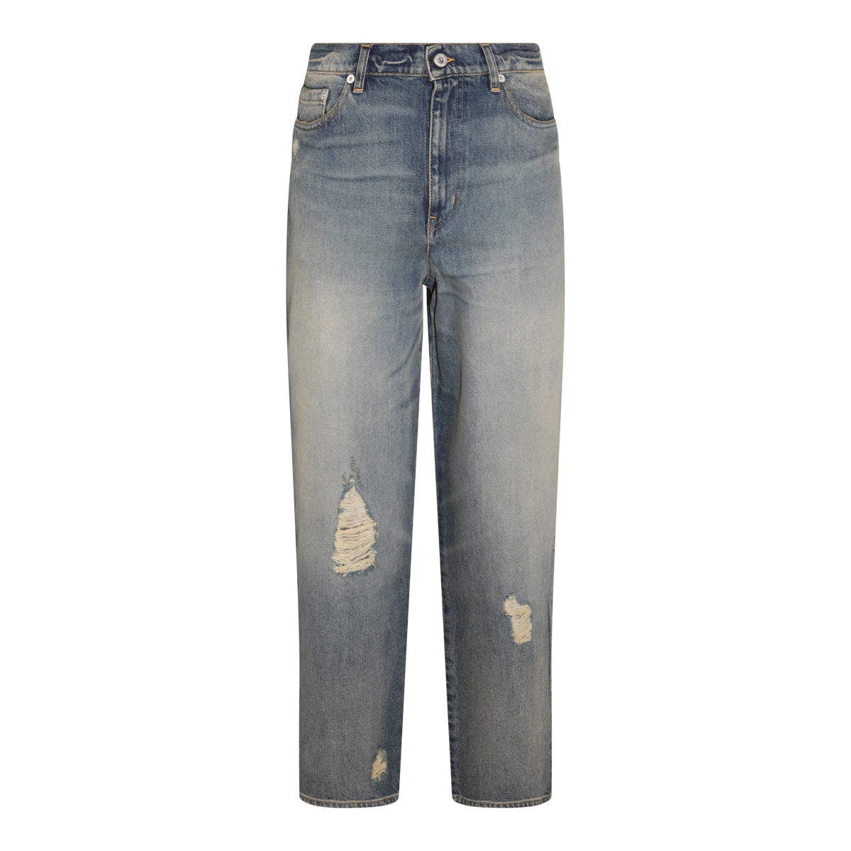 BLUE DENIM COTTON JEANS