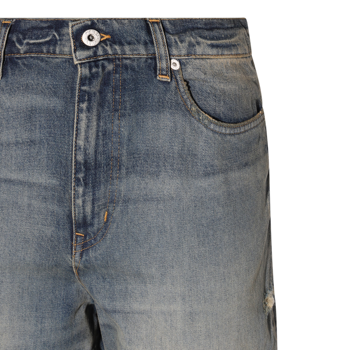BLUE DENIM COTTON JEANS