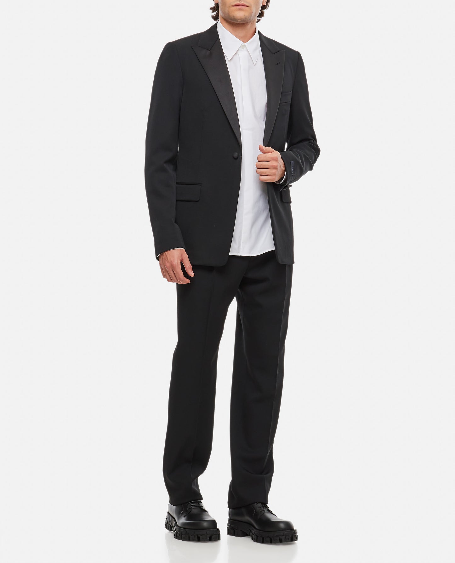 WOOL TUXEDO JACKET